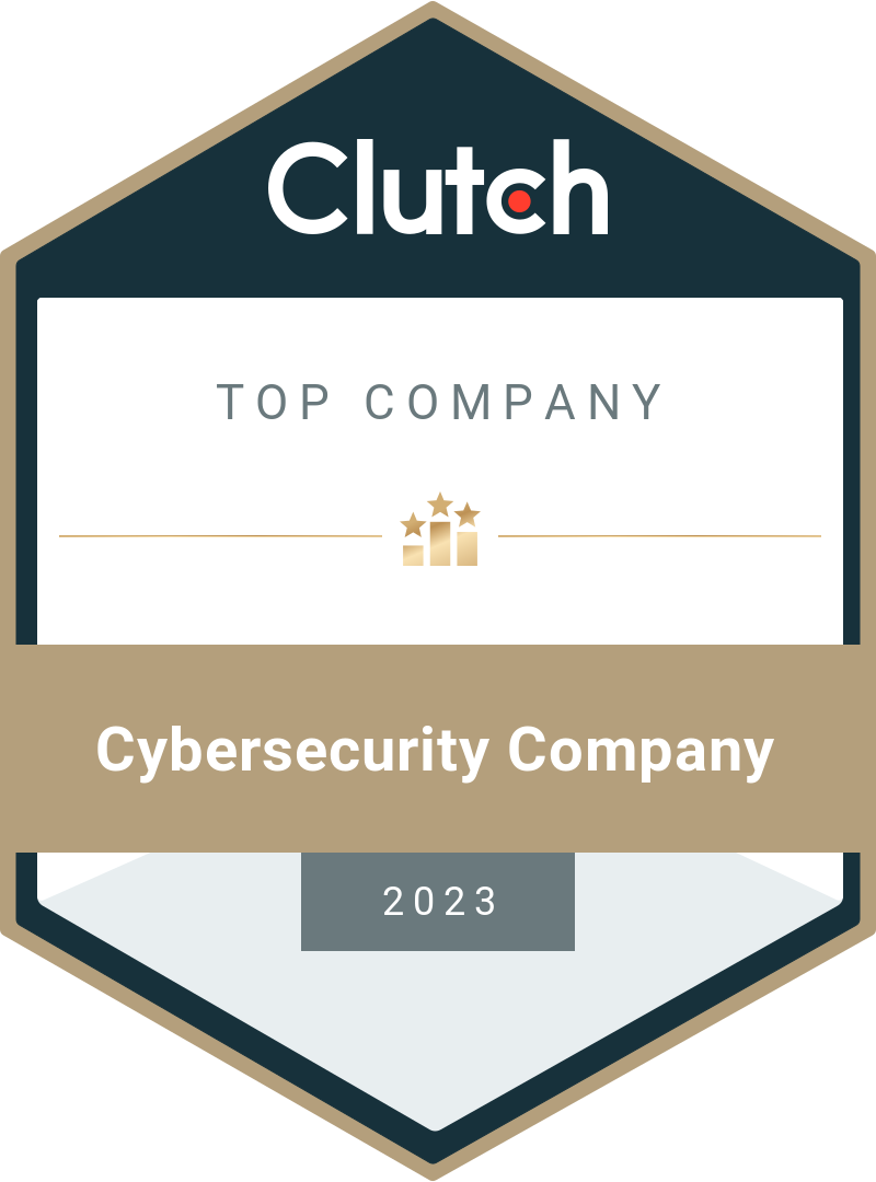 top clutch.co cybersecurity company 2023 award